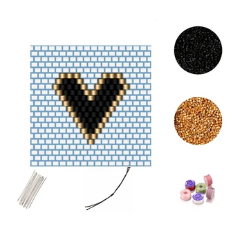 

FAIRYWOO Sweet Heart Bracelet Charms For Women DIY Accessories Jewelry Making Kit Miyuki Beads Jewelry Wholesale Friendship Gift