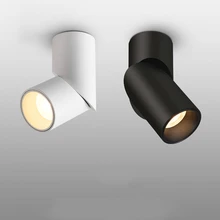 110 В потолочный светильник s трек светильник Точечный светильник поверхностный монтаж 12 Вт проходной светильник s гостиная фоновая настенная трубка складной светильник s home