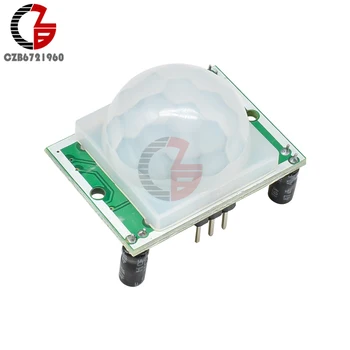 

5Pcs SR501 Automatic PIR Motion Sensor Switch 5V 12V IR Infrared Photosensitive Control Body Detect Sensor Trigger Delay Switch
