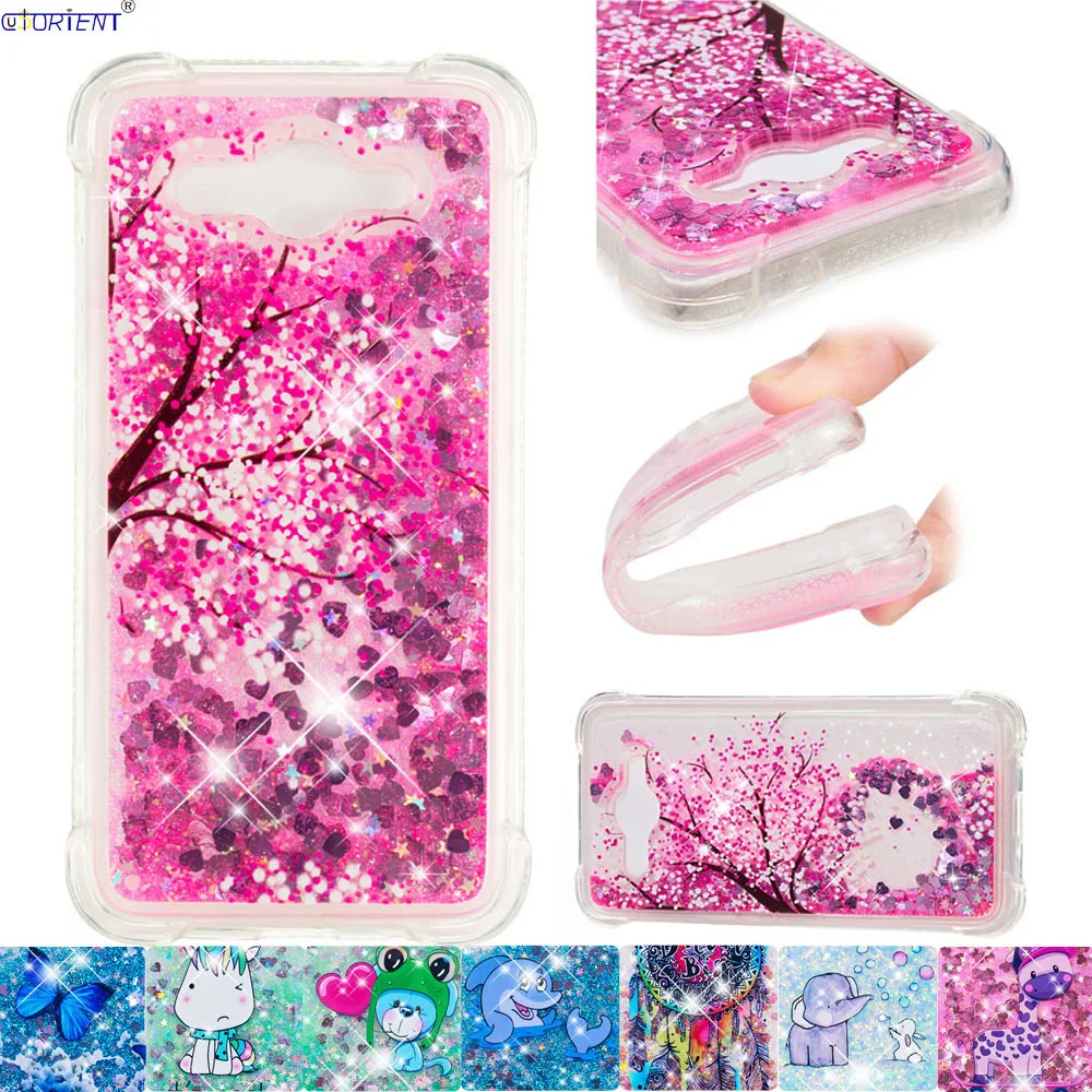 

Bumper Case for Huawei Y5 Lite 2017 Y3 2017 Glitter Dynamic Liquid Cute Cover CRO-U00 CRO-L22 CRO-L02 CRO U00 L22 L02 CAG-L22