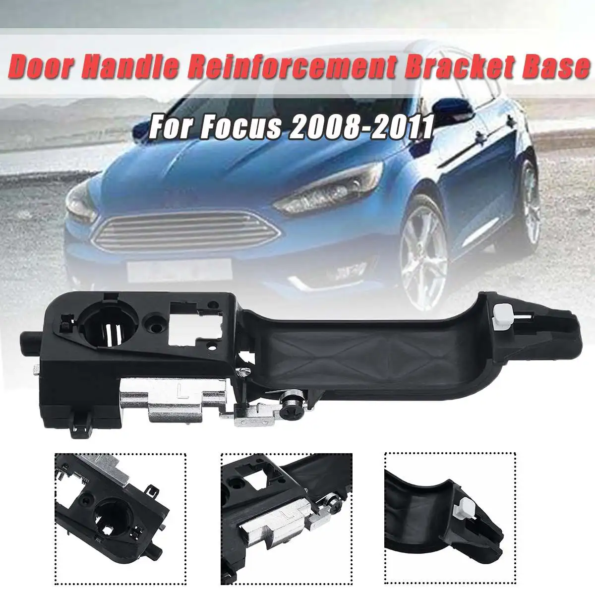 

Front Left Driver Interior Door Pull Grab Handle Bracket For Focus 2008 2009 2010 2011 Auto Accessories