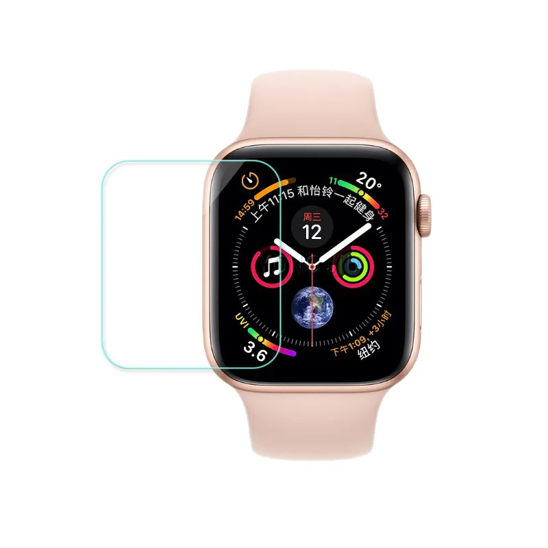 Мягкая пленка для Apple Watch 3 шт./лот защитная из закаленного стекла iWatch 4 Series 38 мм 40 42