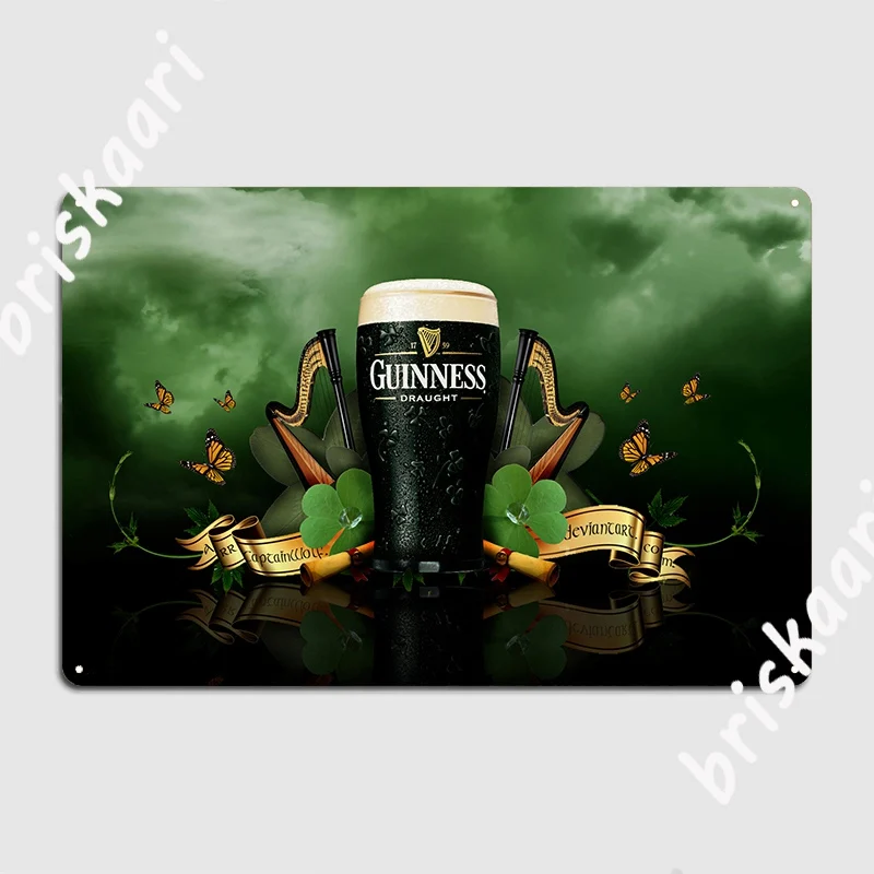 Guinness Travel Poster Metal Signs Wall Pub Retro Beer Posters | Дом и сад