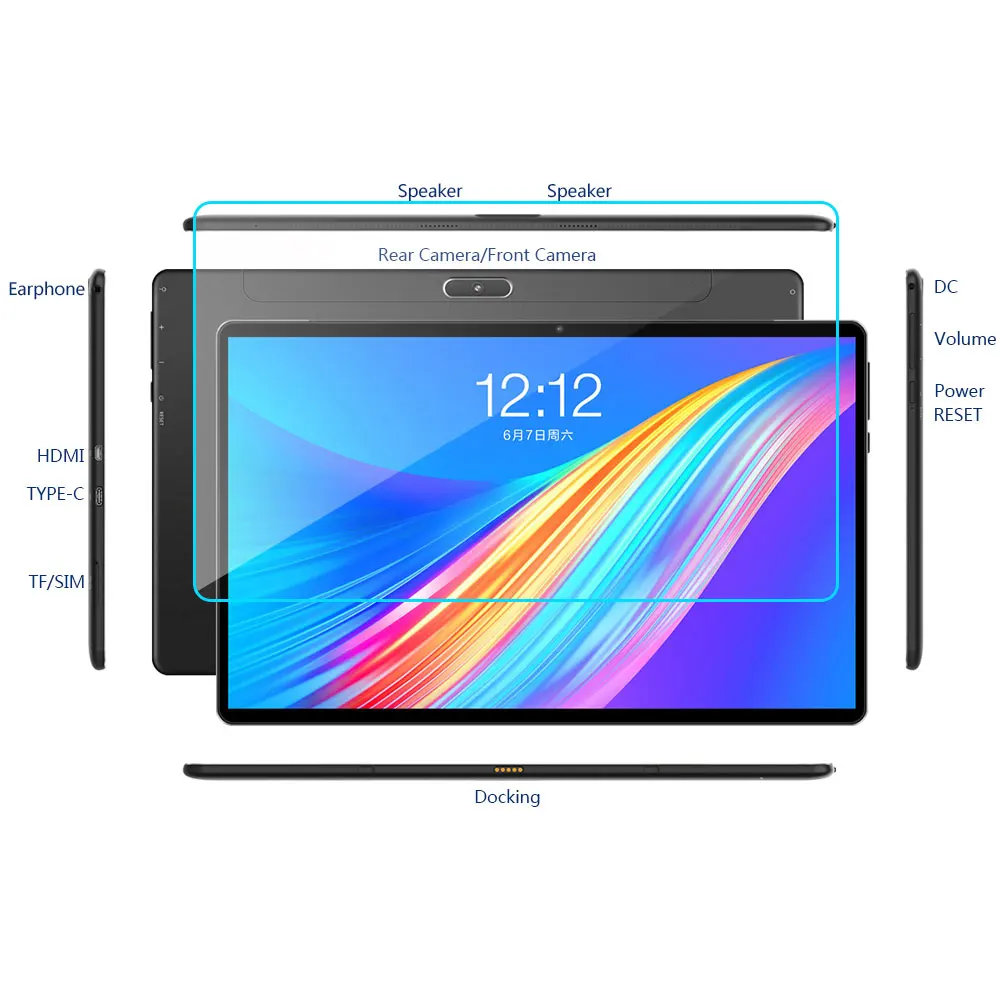 Myslc Tempred Защитное стекло для Teclast M16 2 в 1 планшетов 11 6 дюймов Android планшетный ПК Helio