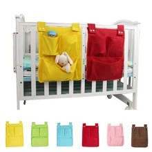 Детская кроватка портативная кроватка Органайзер сумка Детские игрушки Подгузники одежда большая емкость карман многофункциональная сумка для хранения Подвеска для детской