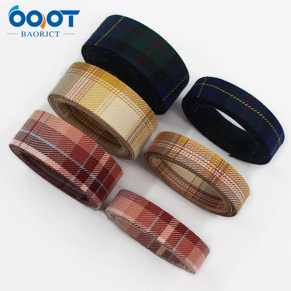 20918-1021 1 &quotAnd5/8" 5YShirt tie двусторонняя тканевая лента в клетку сделай сам бант