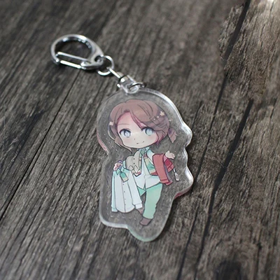 Axis power Hetalia Alfred F. Jones Kiku Honda Ivan Braginsky Yao Wang фигурка Косплей акриловый брелок Подвеска для ключей подарки - Цвет: Черный