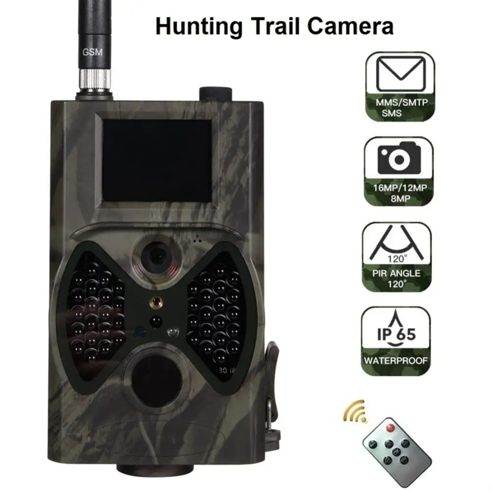 Hc300m Hc700g Hc001 охотничья камера Gsm 12mp 1080p фото ловушки ночного видения дикой природы инфракрасная охотничья камера s Hunt - Цвет: 300M