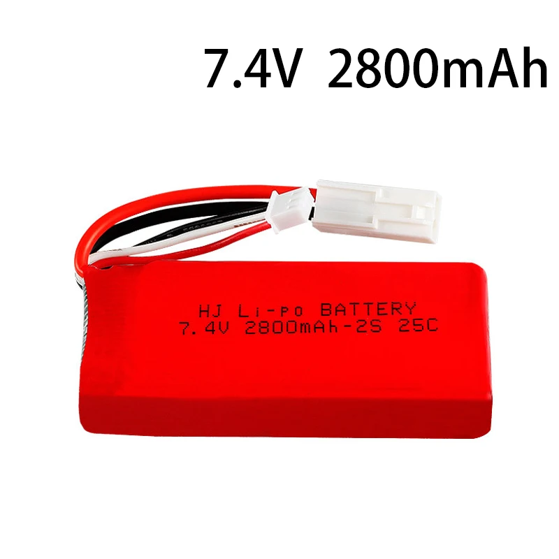 Литий Полимерный Аккумулятор 7 4 в 2800 мАч с зарядным устройством USB для пульта
