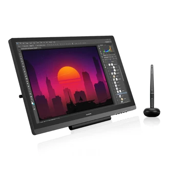 شراءHUION Kamvas 20 19.5 بوصة بطارية خالية الرسومات اللوحي رصد IPS مع AG الزجاج 120% SRGB القلم اللوحي مراقب