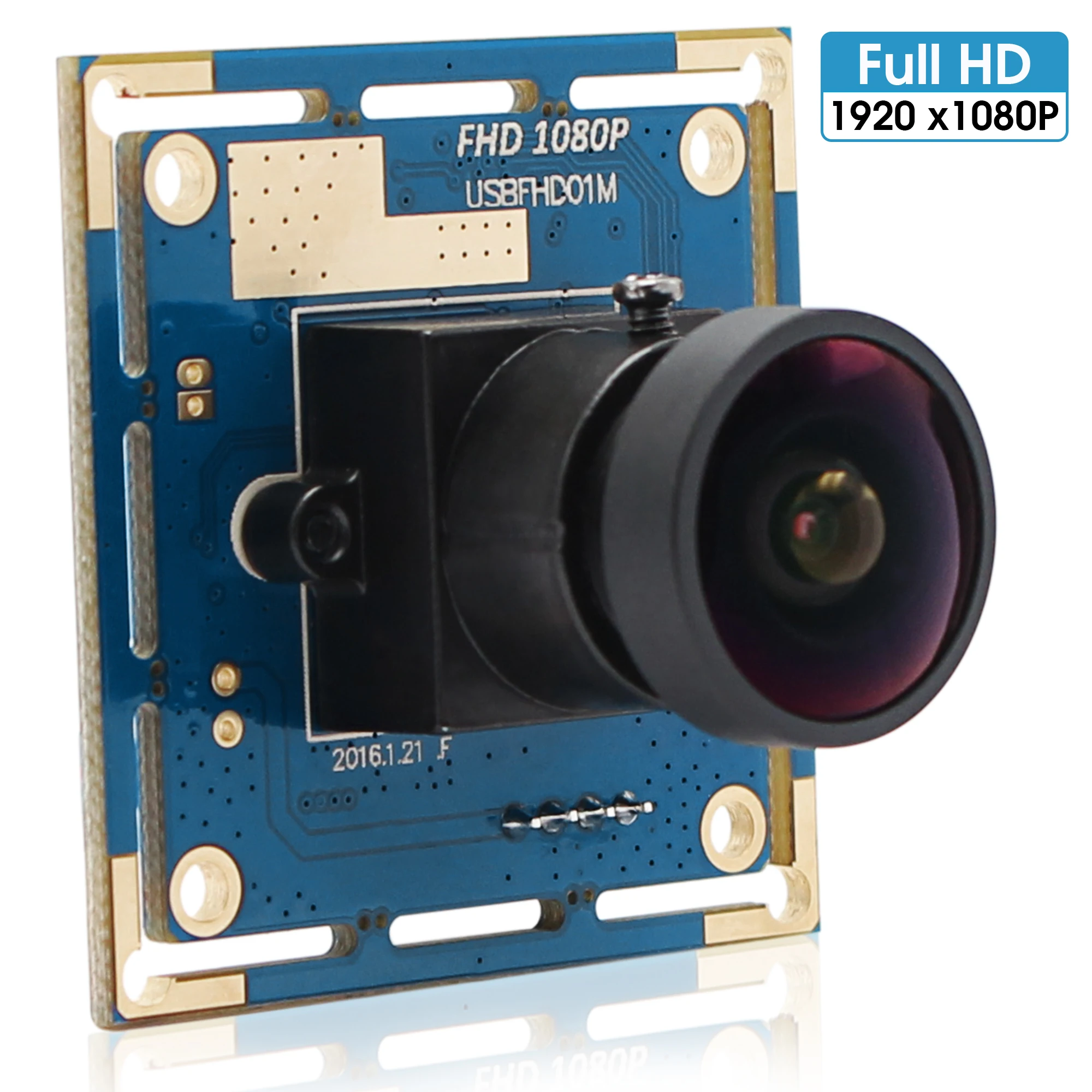 2.0 Megapixel HD Webcam CMOS OV2710 Usb High Speed 30/60/120fps Wide Angle 170degree Fisheye Lens 1080P Camera Module | Безопасность и