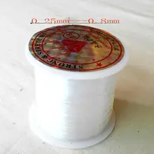 Распродажа 0,2/0,25/0,3/0,35/0,4/0,45/0,5/0,6/0,7/0,8 мм 1 рулон прозрачный/прозрачный крепкий шнур для рыбы