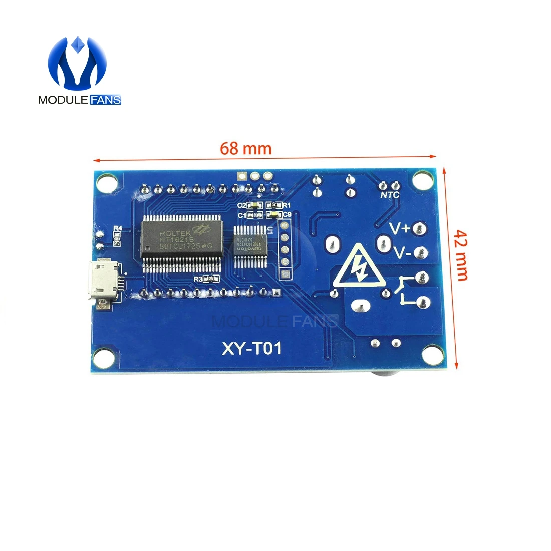 XY-T01 цифровой термостат нагревательный Холодильный цифровой контроль температуры Переключатель Регулятор температуры Модульная плата