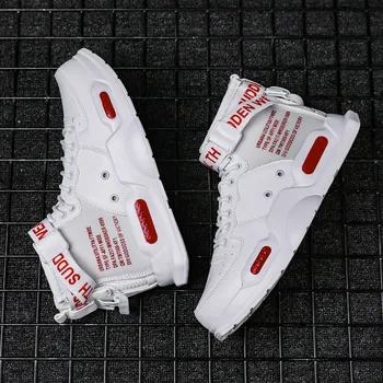 

High-top Basketball Shoes for Men Trendy Light Breathable Sneakers Damping Sports Shoes Athletic Mens Air Shoes