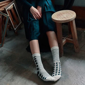 

Men Women Comfortable Sweat Absorption Accessories Casual Daily Cotton Blend Anti Slip Soft Autumn Winter Mid Calf Socks Printed