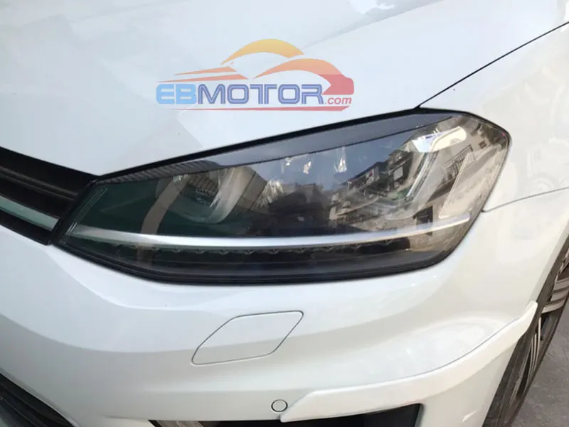 Eyelids eyebrows FRONT headlight brows 1Pair for VW GOLF 7 GTi MK7 2014UP 0