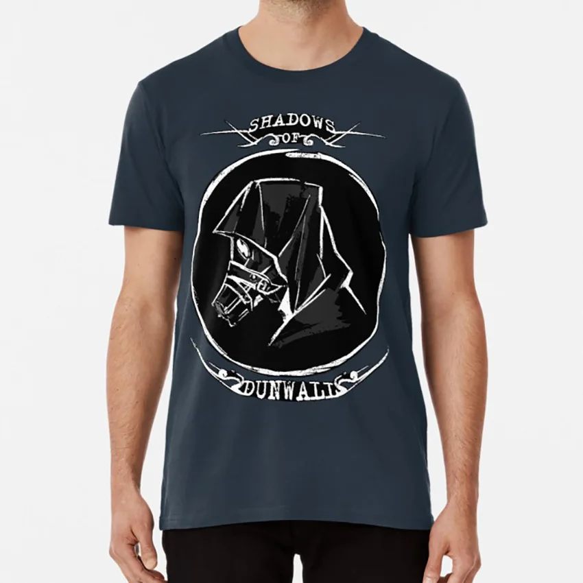 Maglietta Black Shadows Disonored Black Assassins Whalers Steampunk