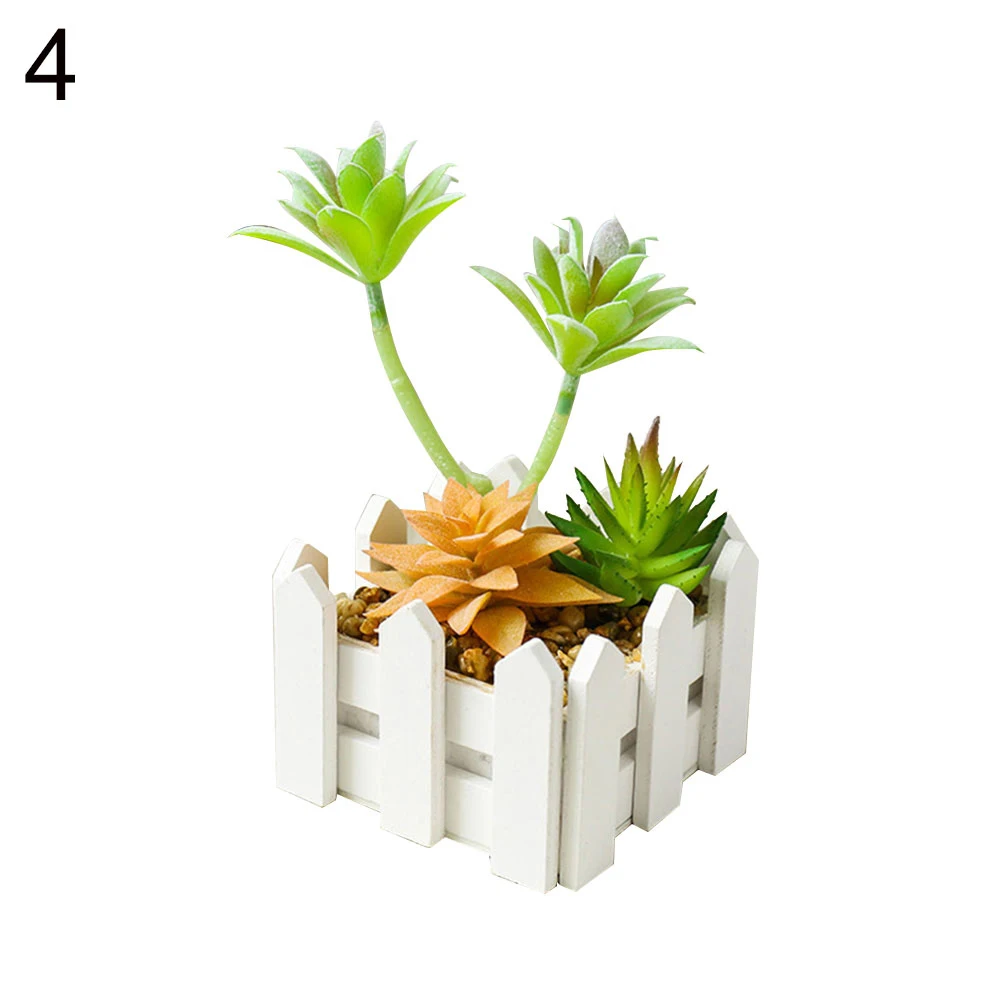 Artificial Bonsai with Pot Artificial Plants Succulent Plant for Home Decor Potted Artificial Plant Bonsai Desktop Ornement
