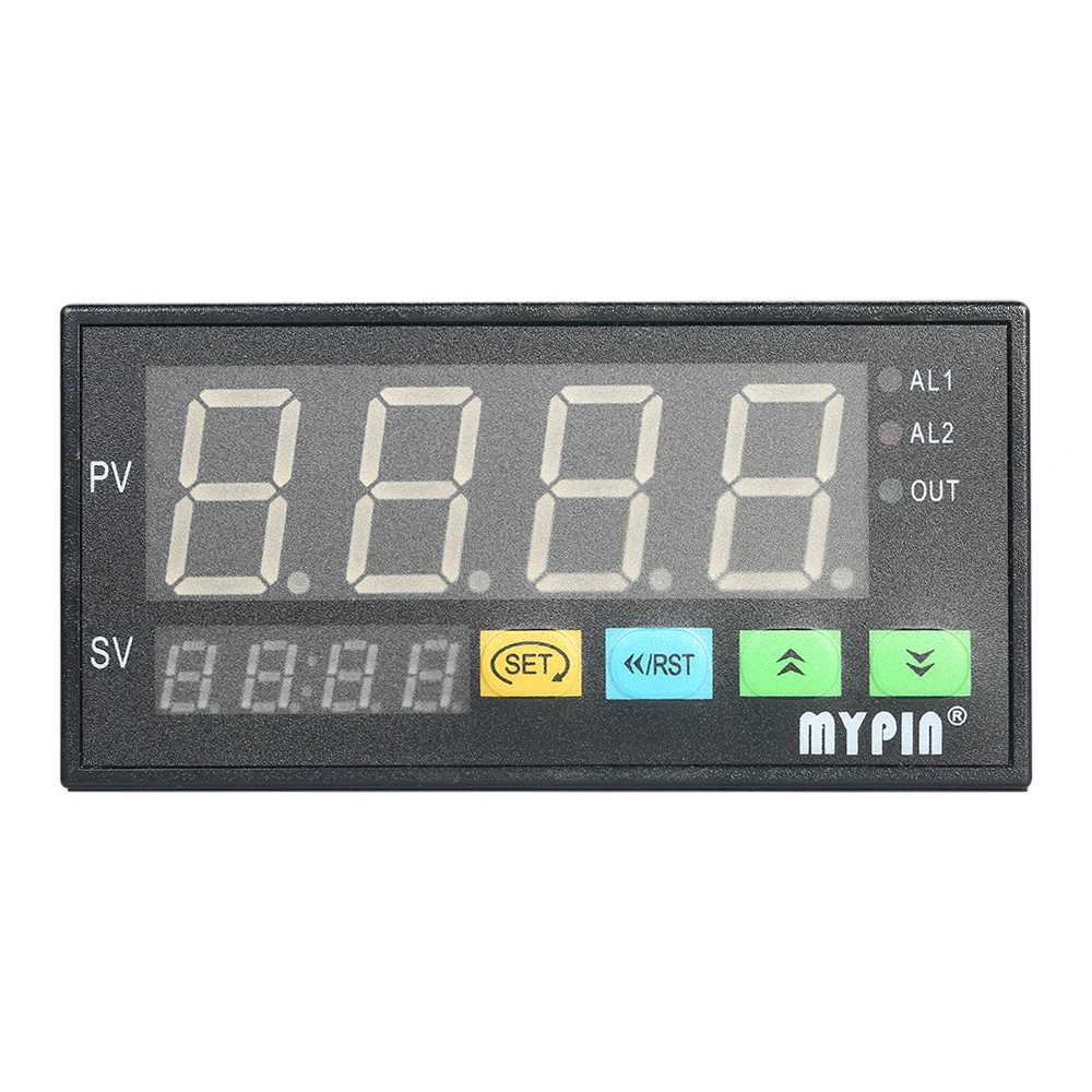 Multi-functional Digital LED programmable Sensor Meter current voltage tester + 2 Relay Alarm Output 0~10V/4~20mA/0~75mV Input
