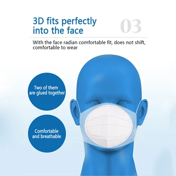 

50pcs/bag 3 Layers Disposable Mouth Mask Gasket Filter Core Replaceable Breathable Isolation Pad Anti Dust and Haze Mask Mat Y