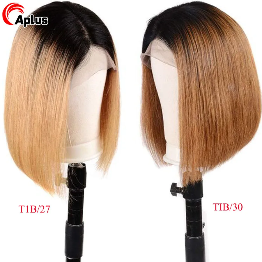 Honey-blonde-lace-front-wigs-For-Women-Short-Bob-Lace-Front-Wigs-13x4-straight-lace-front (1)