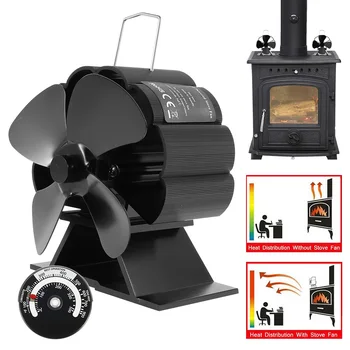 

By Your Fireplace Wood Burning Stove Or Pellet Stove Effectively Dispersing Warm Air Around Your Room 4-Blade Electric Stove Fan
