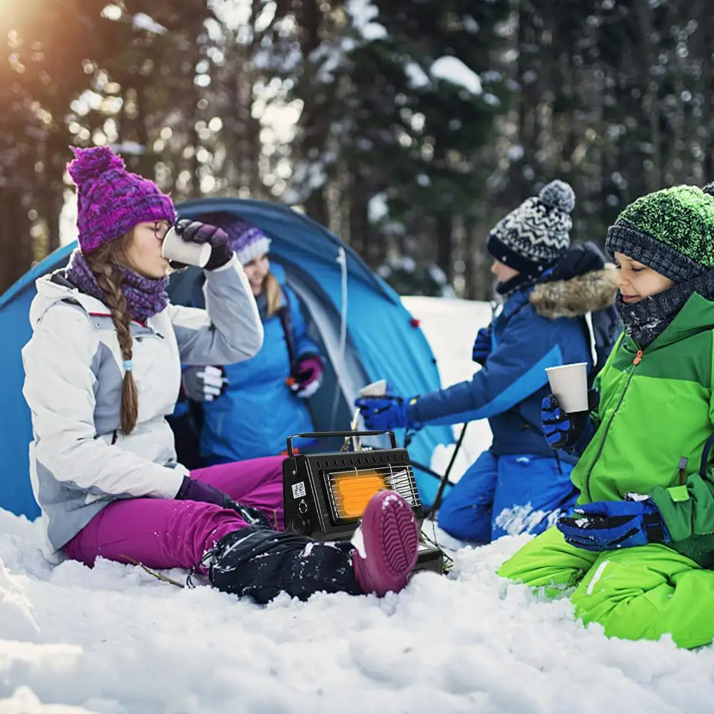 Chauffage au gaz portable pour tente, poignée, camping en plein air, pêche,  H - AliExpress