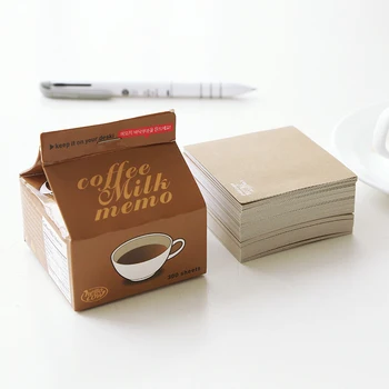 

Drink Memo Pad Mini Color Post Notes Green Tea Coffee Banana Paper Note memo sheets Stationery Office School Supplies D6305