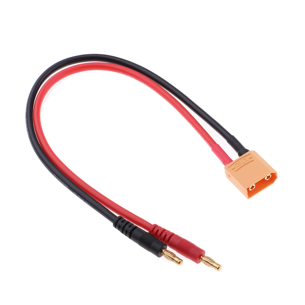 Розетка штекер XT90 фоторазъем 4 0 мм для аккумулятора RC LiPo 12 AWG 35 5 см|Детали и