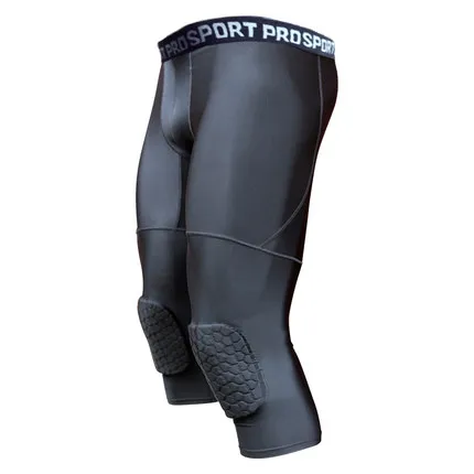 Men's Basketball Padded Tights Pants 