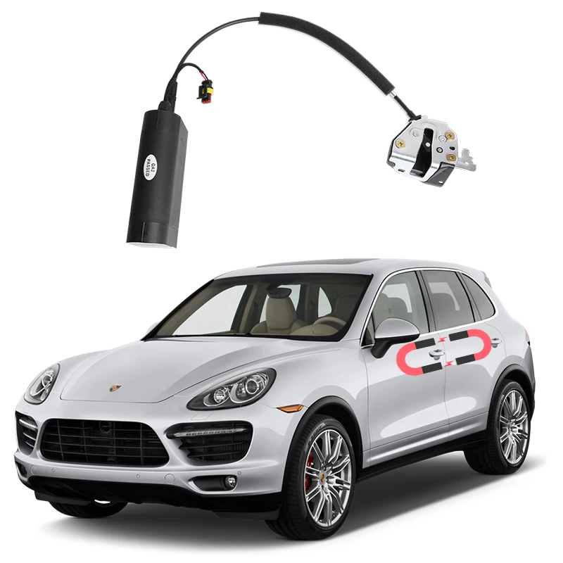 Для Porsche Cayenne электрическая всасывающая дверь автомобиля переоборудованные автоматические замки автомобильные аксессуары интеллектуальная всасывающая дверь