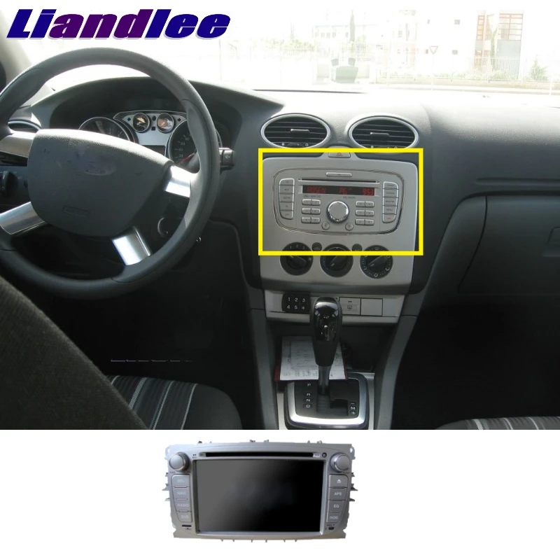 Liandlee для Ford для Focus S-MAX 2008~ 2011 LiisLee автомобильный мультимедиа, ТВ DVD gps аудио Hi-Fi радио стиль Навигация