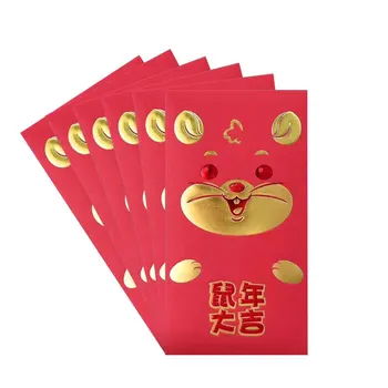 

30pcs Birthday Thickened Accessories Paper 2020 Chinese New Year Rat Packet Cute Gift Housewarming Wedding Cartoon Red Envelopes