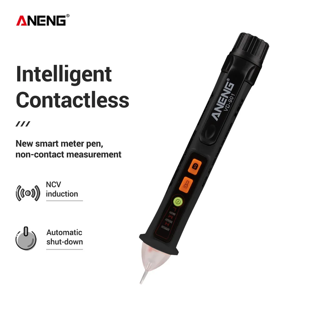 

Electrical Voltage Tester Pen 12-1000V AC Voltmeter 100a AC Voltage Detector Multimeter Outlet Tester Circuit Breaker Finder