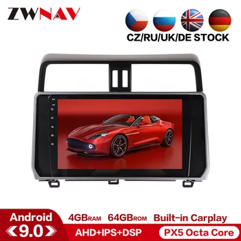 

DSP IPS screen Android 9.0 car multimedia player For Toyota Prado 2018-2019 GPS navi radio Audio stereo head unit wifi free map