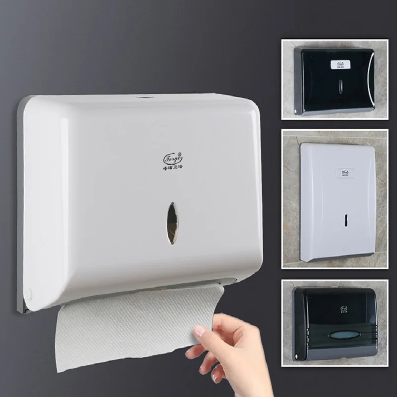 Tissue Box Wall-mounted Paper Towel Holder Non-perforated Towel Dispenser For Kitchen Toilet Bathroom Paper Holder tissue box,tissue dispenser