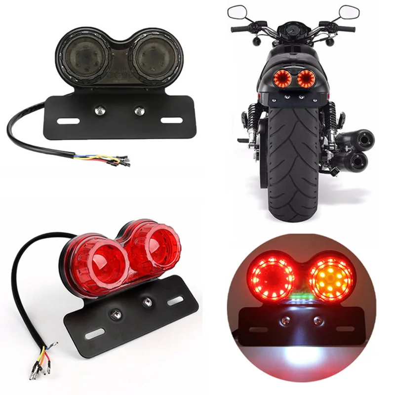 Motorcycle Rear Turn Signals Indicators LED Lights Turn Indicator for