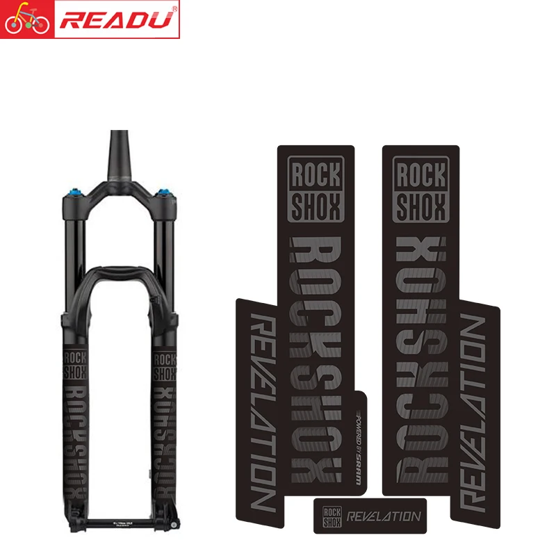 Наклейка ROCKSHOX для горного велосипеда с вилкой спереди наклейка вилки MTB