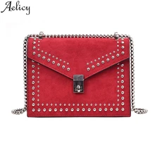 Aelicy, женская сумка через плечо, винтажная, из искусственной кожи, на плечо, через плечо, женская,, модная, простая, на цепочке, на молнии, сумка-мессенджер