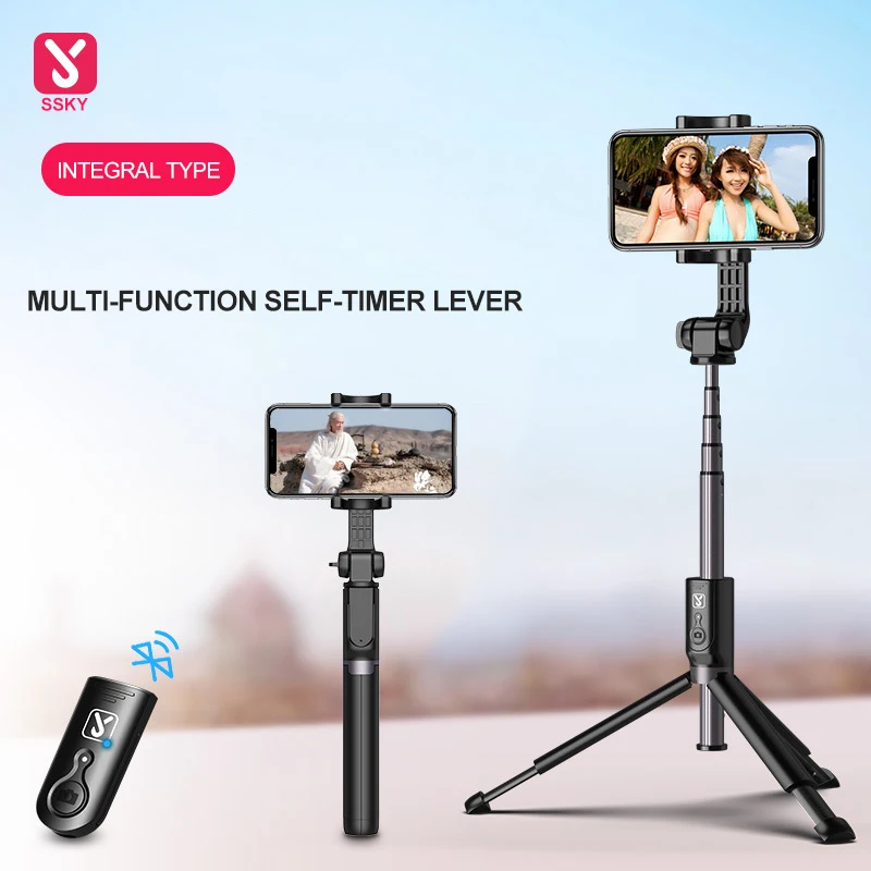 

Bluetooth Selfie Stick Mobile Phone Universal Live Camera Multi-function Black White Pink Portable Remote Shutter Control Tripod