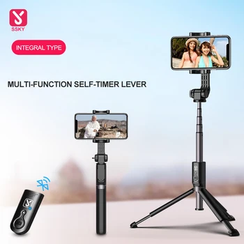 

Bluetooth Selfie Stick Mobile Phone Universal Live Camera Multi-function Black White Pink Portable Remote Shutter Control Tripod