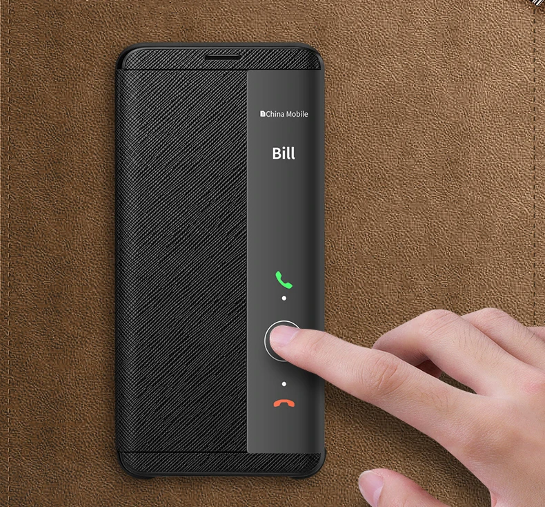 Винтажный чехол из натуральной кожи для huawei mate 20 RS Porsche, тонкий смарт-чехол С Откидывающейся Крышкой для сна mate 20 Pro X RS