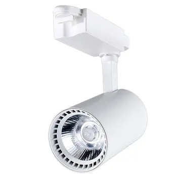 

ICOCO 10W COB LED Track Light Clothes Shop Ceiling Lamp Open Mounted Rail Spot Light Super Bright Adjusttable Angle Down Lamp