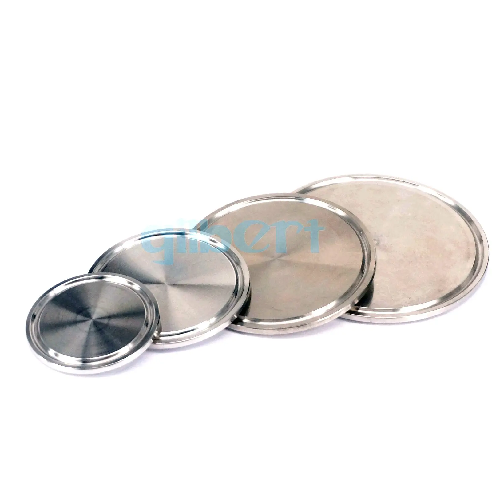 Tri Clamp 1/2 1.5 2 2.5 3 3.5 4 Ferrule O/D 25-219mm 304 Stainless Steel Sanitary End Cap Fitting for Homebrew