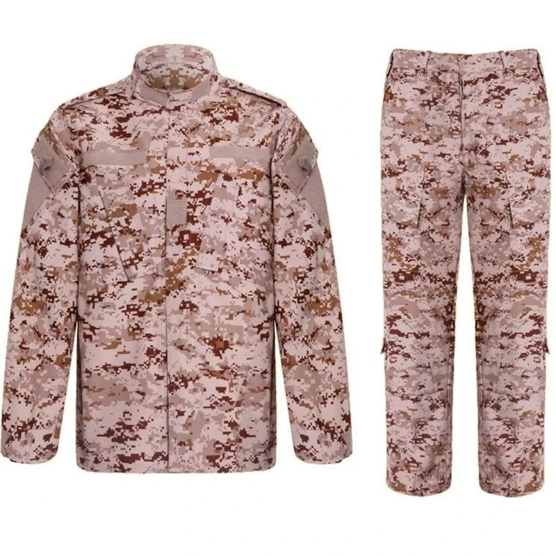 Армейский Камуфляжный мужской костюм плюс тактическая одежда военный солдат пустыня скаутские костюмы для мужчин Экипировка мужская одежда унисекс - Цвет: Color 1 set