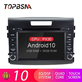 

TOPBSNA Android 10 Car DVD Multimedia Player for Honda CRV CR-V 2012-2016 GPS Navigation 2 din Car Radio Stereo WIFI Video Audio