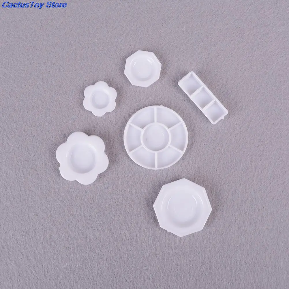 33Pcs Doll Kitchen Acrylic Mini Tableware Accessories Miniatures Cup Plate Dish 1:12 Decor Toys for Kids Girl Gifts For Children