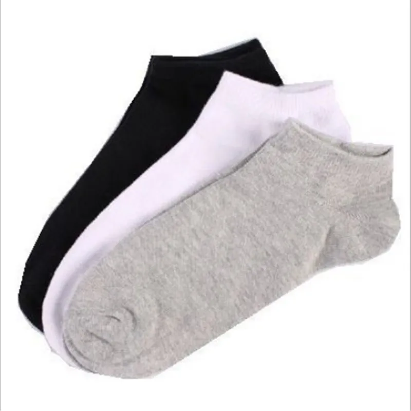 10 пар, женские носки, дышащие спортивные носки, одноцветные, удобные носки из хлопка, короткие носки, белые, черные