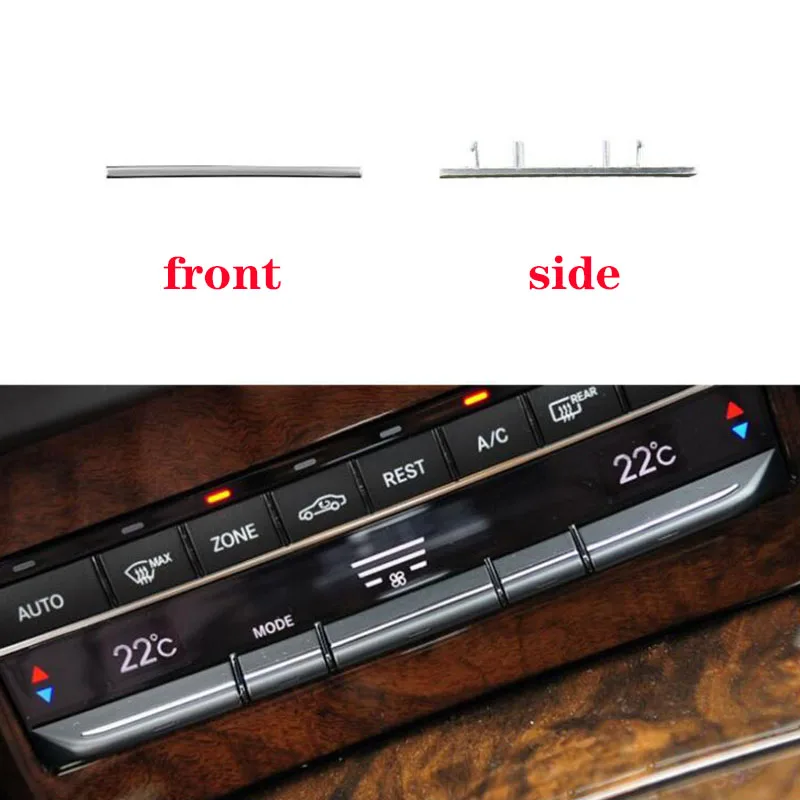 Car Interior Console Air Conditioning Buttons Decoration Trim For Mercedes Benz E Class W212 18-15 AUTO Accessories Light Matte car air conditioner trim air conditioner trim car moulding decoration interior mouldings interior moulding trim strip
