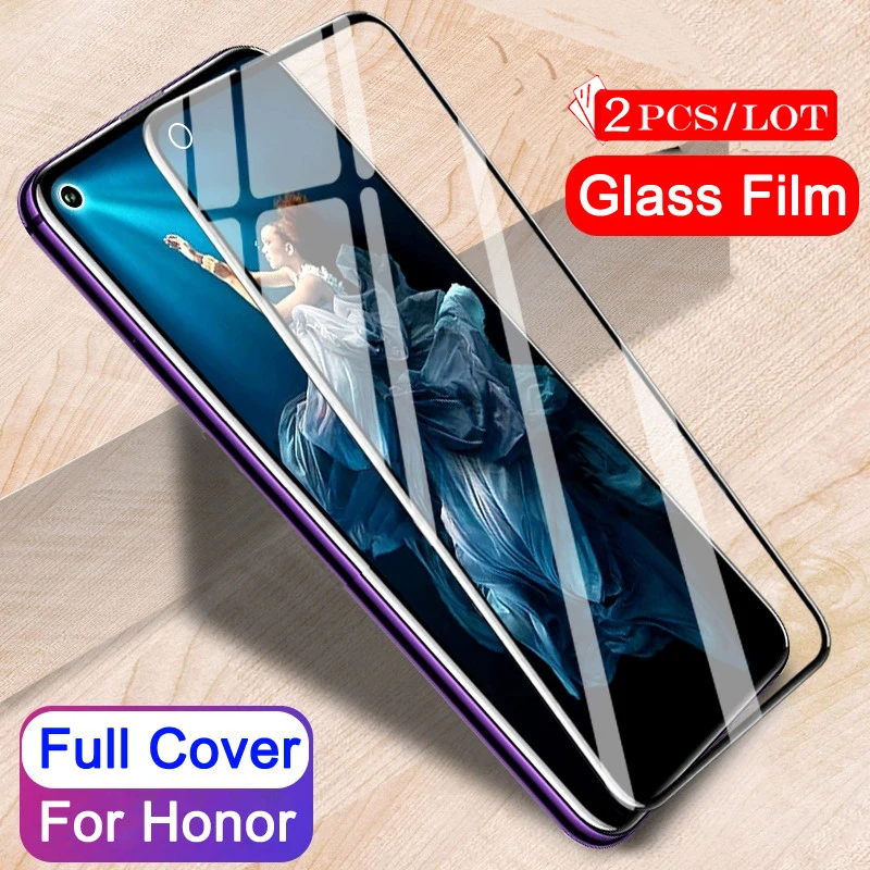 2Pcs Tempered Glass for Huawei Honor 20 Pro Protective Glass Screen Protector for Huawei Honor 20 Honor20 Honor20Pro 20Pro Film afbeelding
